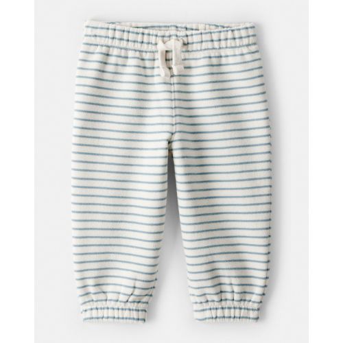 Baby Boy DayDream Fleece Stripe Pants - Blue - Carter's | Carter's