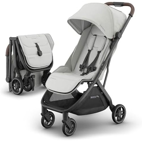UPPAbaby Minu V3 Travel Stroller - Lightweight + Compact - Savannah