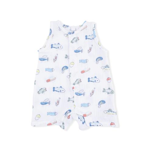 Fishing Lures - Sleeveless Shortie Romper