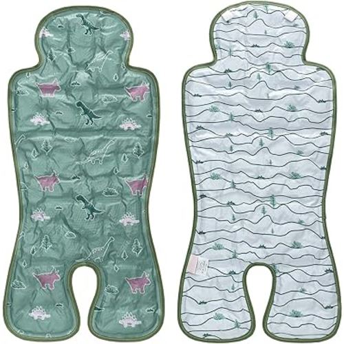 Miracle Baby Gel Cooling Pad for Car Seat, Stroller & High Chair - Universal Double-Sided Baby Cooler Mat | Gel Ice Cushion | Summer Infant Seat Cooler (1-Pack)