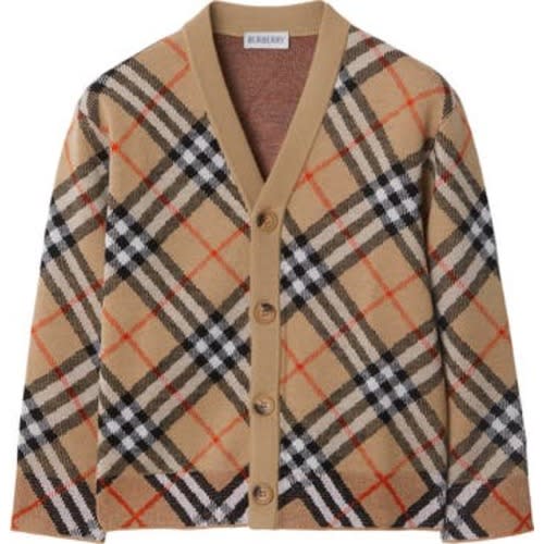 Check Wool Cardigan, 6