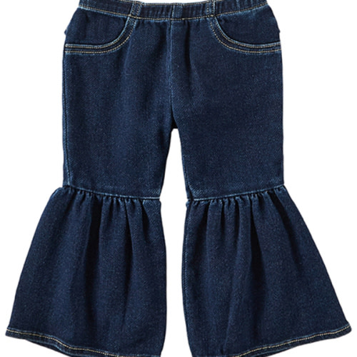 Wrangler Infant Girls' Dark Wash Flare Pant