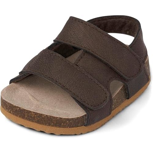 The Children's Place Baby Boys' Baby Boys and Newborn Flat Sandals