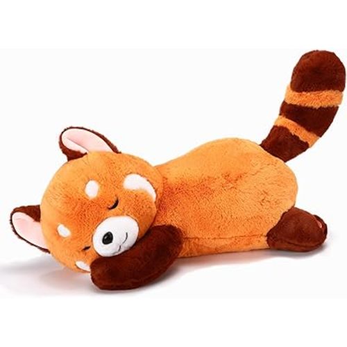 Red Panda Stuffed Animal Pillow - Cute Plush Toy Plushie Christmas Valentine's Day Gift for Girlfriend Kids Birthday - 13.7" Panda Pillow