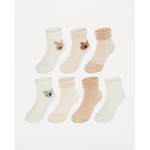 7 Pack Cotton Terry Socks - Kmart