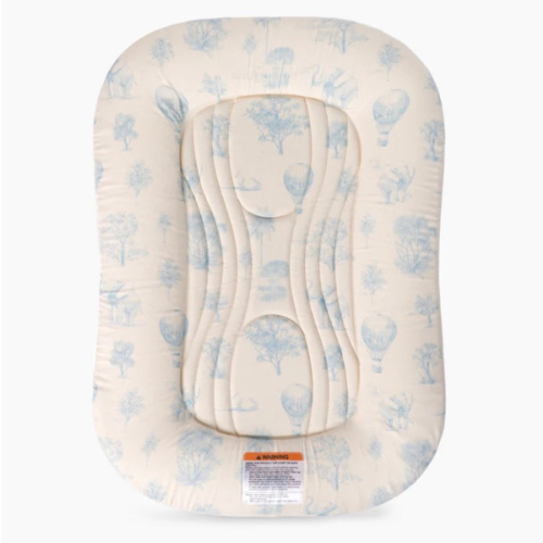 Infant Lounger Wave | Blue Toile