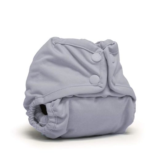 Kanga Care Rumparooz Double Leg Gusset Reusable Cloth Diaper Cover Newborn Snap | Platinum 4-15 lbs