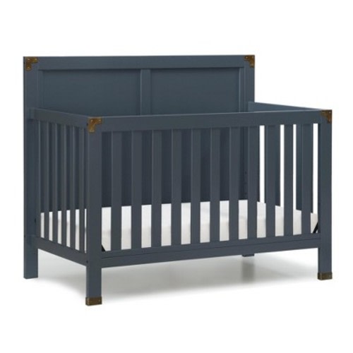 Baby Relax Georgia 5-in-1 Convertible Crib, Color: Graphite Blue