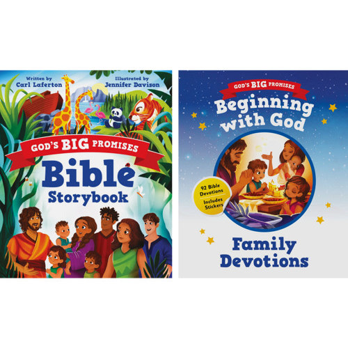 God's Big Promises Bible Storybook and Beginning with God Devotions | The Good Book Company