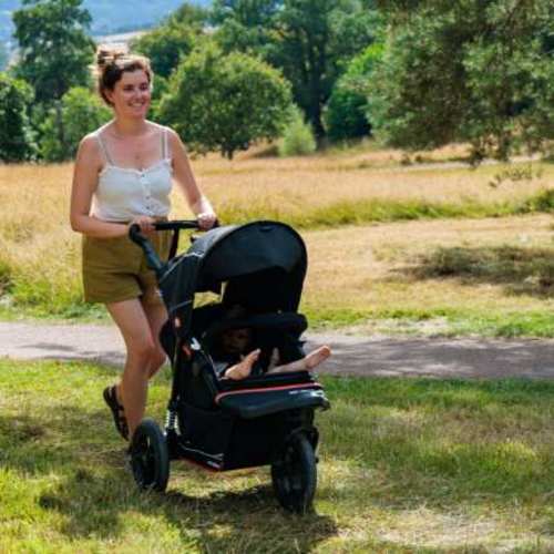 Nipper V5 Double Stroller: Free Rain Cover & Basket – Out n About