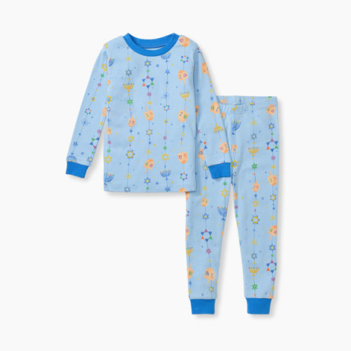 Burt's Bees Baby Toddler Hanukkah Joy Matching Family Pajama Set - 2 Toddler