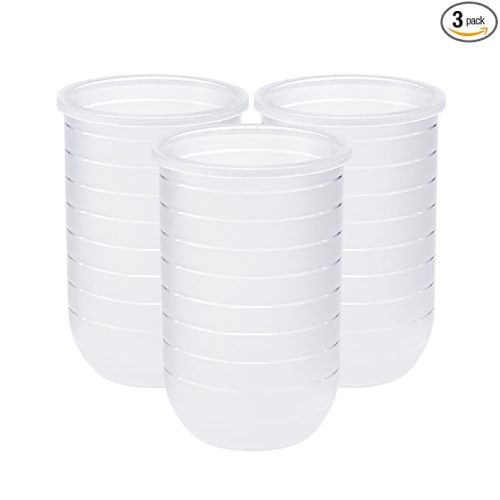 Boon Nursh Reusable Replacement Pouch with Collapsible Silicone Pouch Design - Everyday Baby Essentials - Stage 2 Medium Flow Baby Bottles - Gray - 8 Oz