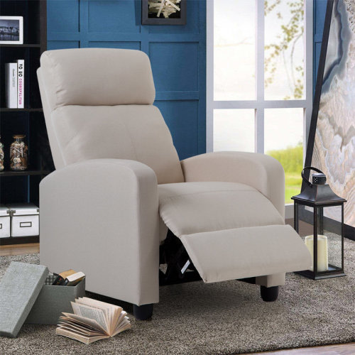 Winston Porter Jex 26.5'' Round Arm Reclining Sofa Chaise | Wayfair