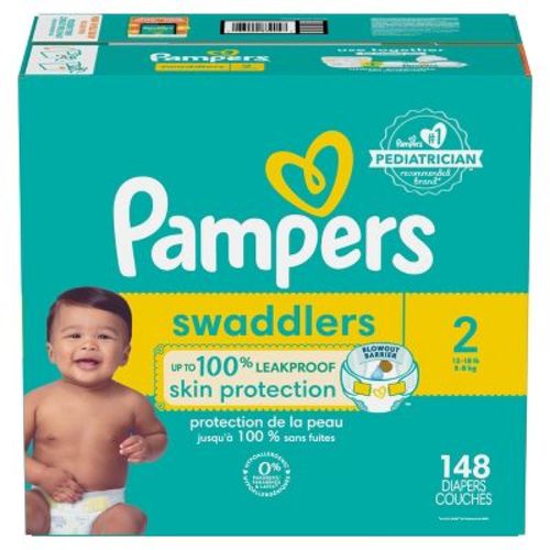 Pampers Swaddlers Active Baby Diapers Super Pack - Size 1 - 96ct