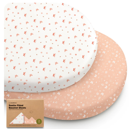 2-Pack Soothe Fitted Bassinet Sheets
