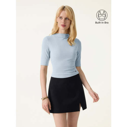 OGL Modal Blend Mockneck Elbow Sleeve Cropped Brami – OGLmove