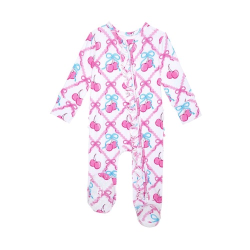 Ruffle Fitted Footie Pajamas