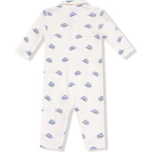 Polo Romper Petite Cowboy Hats - Angel Dear | Maisonette