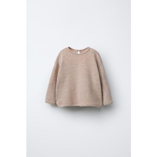 SOFT TOUCH TOP - Light beige | ZARA United States