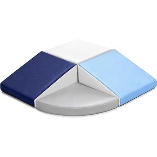 Sumbababy Climbing Foam Blocks for Toddlers: PU Leather Foam Blocks for Kids Active Play - Toddler Climbing Toys Indoor - Durable Playground Gym Preschool Toddler Toys for Boys and Girls