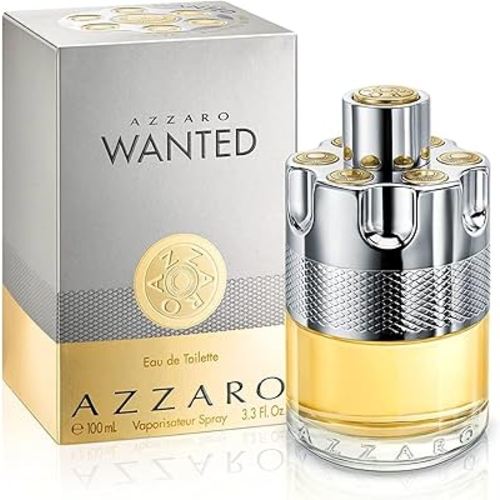 Azzaro Wanted Eau de Toilette - Vibrant & Irresistible Mens Cologne - Woody, Citrus & Spicy Fragrance - Fresh Notes of Cardamom, Lemon, Vetiver - Everyday Wear - Luxury Perfumes for Men