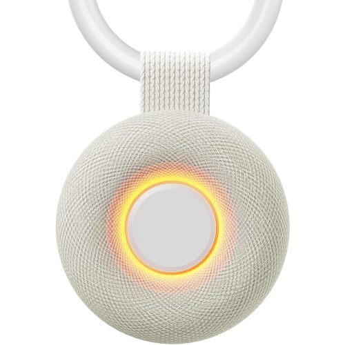 Portable Sound Machine - White Noise Sound Machine for Baby, Travel Donut Sound Machine for Sleep, 15 Soothing Sounds & 7 Colors Night Light, Breathing, Baby Shusher, Registry Gift, Beige