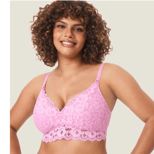 More Support Lace Nursing Bralette
