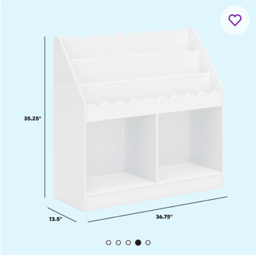 daVinci Sammy Scallop Bookcase | Wayfair