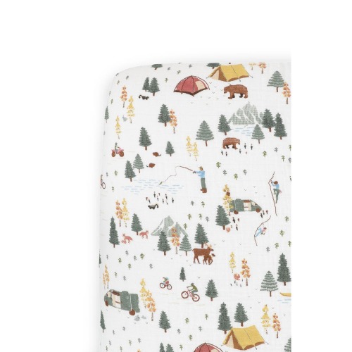 Organic Cotton Muslin Crib Sheet