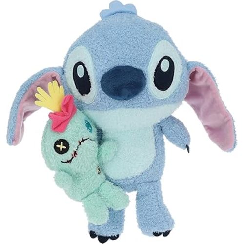 KIDS PREFERRED Disney Baby Stitch with Little Scrump Cuteeze Collectible Plush Stuffed Animal Baby Toy, Disney Stitch Toys for Infants & Toddlers