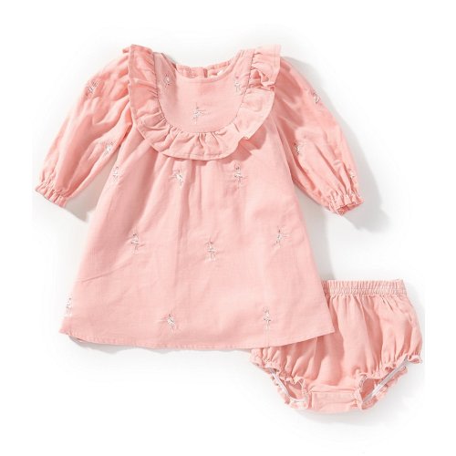 Adventurewear 360 Baby Girls Long Sleeve Ballet Cord Dress