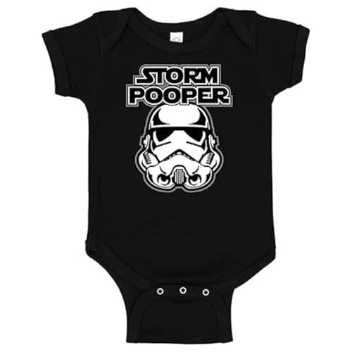 Gina Lou Storm Pooper Baby Onesie for 18 Months, Funny and Cute Baby Clothes - Machine Washable Cotton Gende Romper Outfit