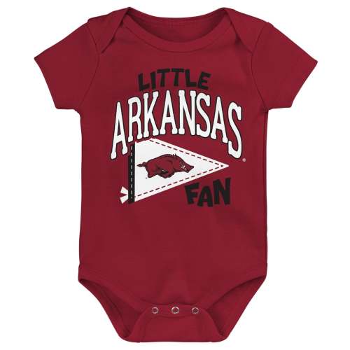 Newborn Outerstuff Cardinal Arkansas Razorbacks Little Banner Bodysuit
