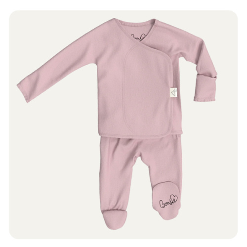 Footie - Peony – Bonsie Skin to Skin Babywear