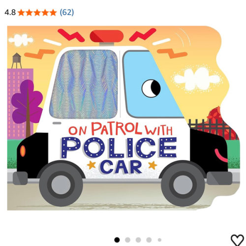 On Patrol with Police Car - Touch and Feel Board Book - Sensory Board Book