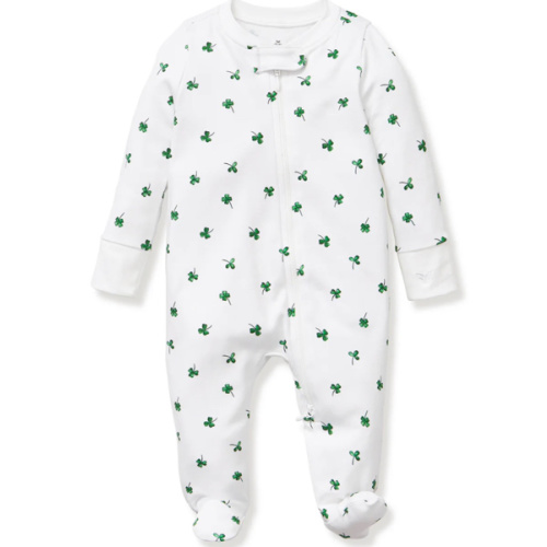 Baby's Pima Romper in Shamrocks