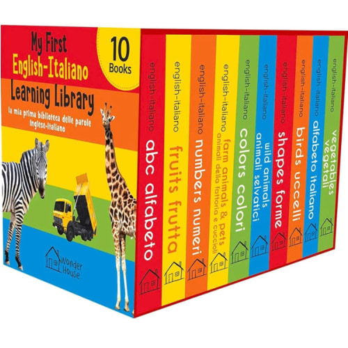 My First English-Italian Learning Library (la mia prima biblioteca delle parole Inglese-Italiano) : (Italian Edition)