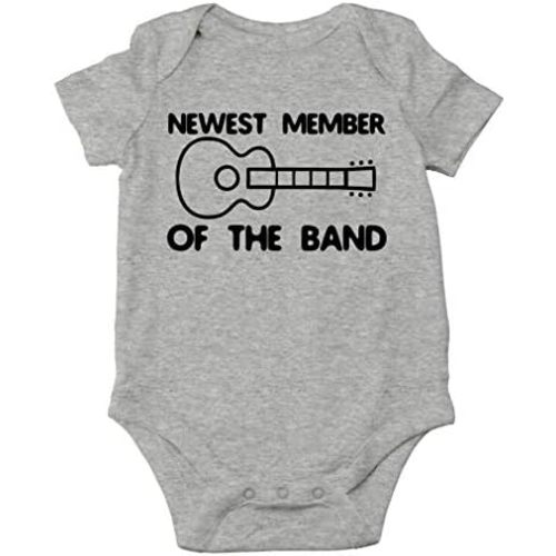 AW Fashions New Member Of The Band Baby Bodysuit Funny Family Newborn Outfit for Boys or Girls Clothing