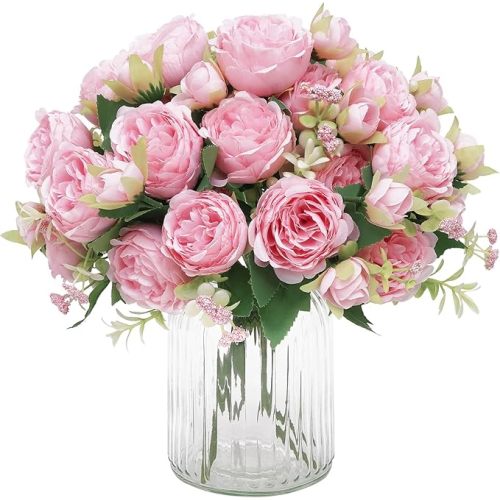2 Packs Peonies Artificial Flowers