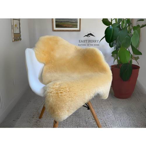 Medical Sheepskin, Relugan Sheepskin, Extra Soft Sheepskin Rug, Golden Nursery Sheepskin, Natural Sheepskin Rug, Genuine Sheepskin Rug