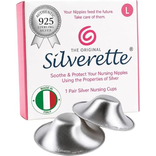 Silverette Nursing Cups, Postpartum Essentials, The Real Silverette, Large