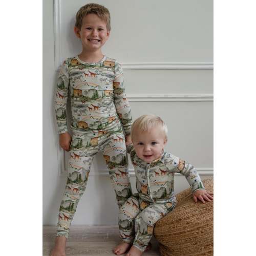 Noah's Ark Long Sleeve Pajamas