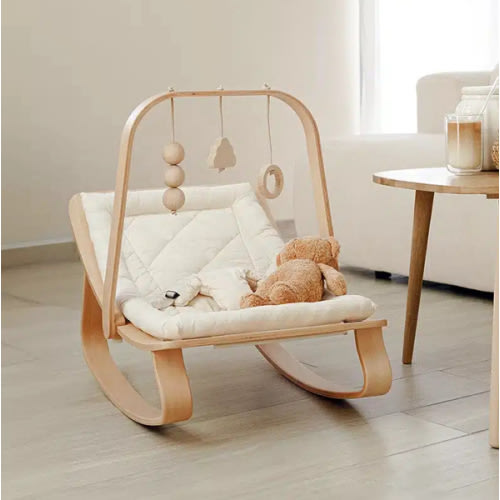 LEVO Baby Rocker in natural wood – Charlie Crane Paris