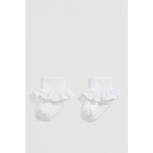 Marshmallow Rib Frill Sock - Accessories | Country Road