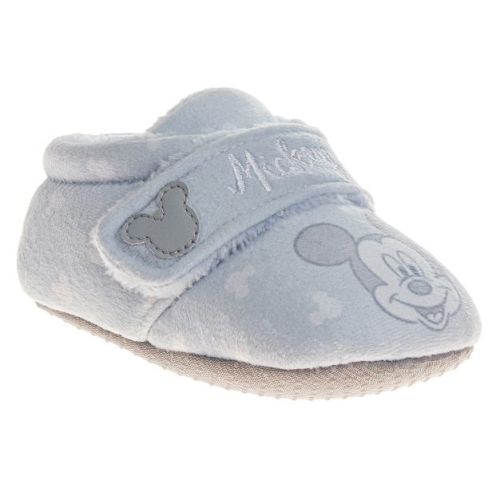 Disney Mickey Mouse Baby Boys' Bootie Shoe. (Infant)Light Blue, Size: 3