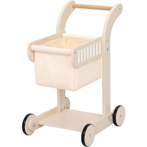OOOK Baby Push Walker Doll Stroller, Wooden Baby Walker for Girls and Boys
