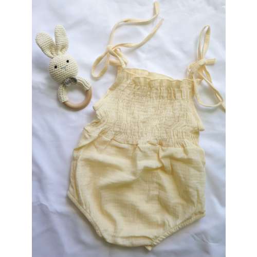 Organic Cotton Muslin Bubble Romper, Baby Summer Outfit, Infant Summer Outfit, Bubble Romper, Baby Girl Romper