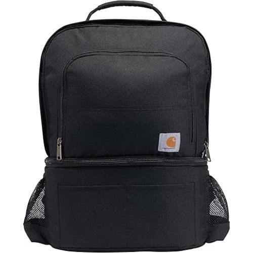 Carhartt Insulated 24 Can Two Compartment Cooler Backpack Black