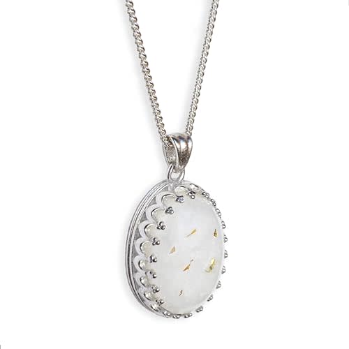 Milky Treasures Crown Necklace DIY Breastmilk Jewelry Making Kit | 18mm 925 Sterling Silver Pendant | Breastfeeding Keepsake | New Mom Gifts | Baby Shower Registry | Lactation (Full Kit)