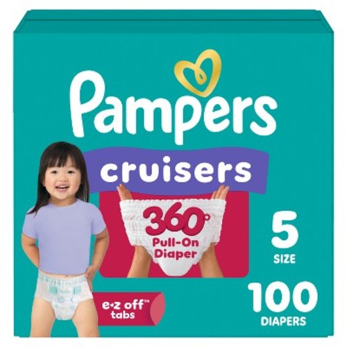 Pampers Cruisers 360 Diapers - Size 5 - 100ct